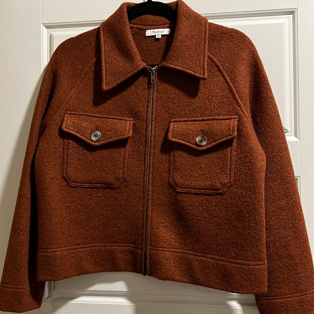 Madewell Crop Wool Jacket